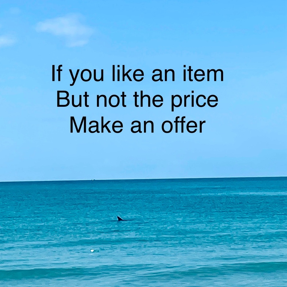 If you like an item but not the price make an offer 😊